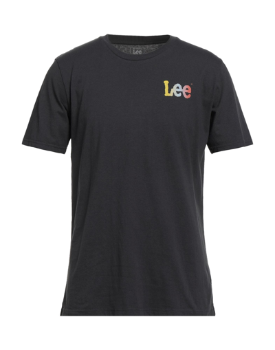 Shop Lee Man T-shirt Steel Grey Size M Cotton
