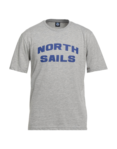 Shop North Sails Man T-shirt Grey Size Xxl Cotton