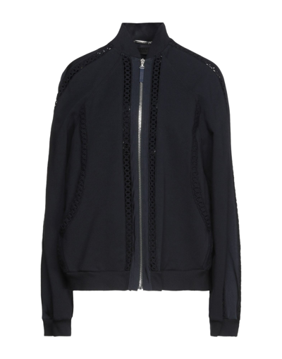 Alberta Ferretti Sweatshirts In Dark Blue