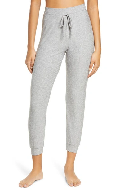 Shop Beyond Yoga Lounge Around Joggers In Silver Mist