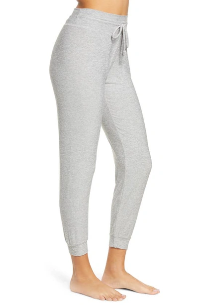 Shop Beyond Yoga Lounge Around Joggers In Silver Mist