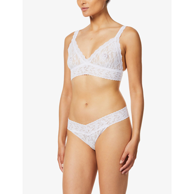 Shop Hanky Panky Hp Sig Lace Orig Thong In White