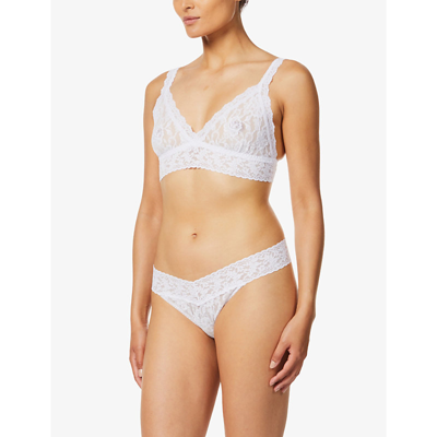 Hanky Panky Hp Sig Lace Orig Thong In White