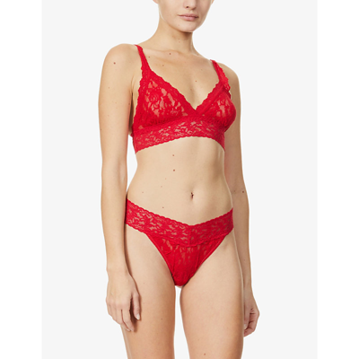 Shop Hanky Panky Womens Red Hp Sig Lace Orig Thong