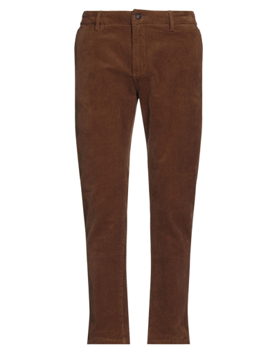 Shop Impure Man Pants Tan Size 40 Cotton, Elastane In Brown