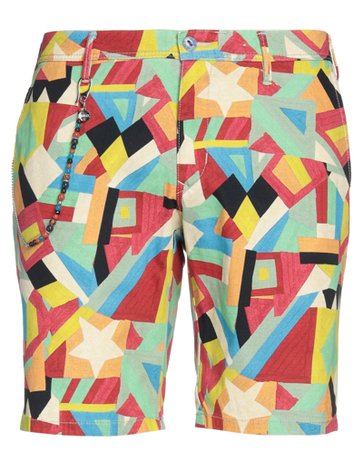 Shop Mmx Shorts & Bermuda Shorts In Brick Red