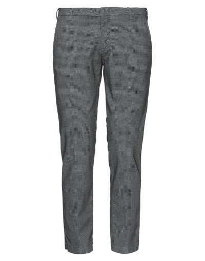 Shop Entre Amis Man Pants Lead Size 40 Cotton, Elastane In Grey