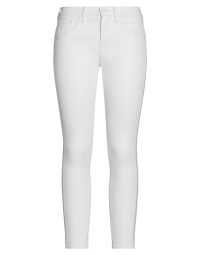 Shop Jacob Cohёn Woman Jeans White Size 27 Cotton, Elastane