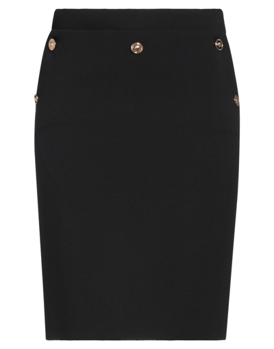 Shop Versace Woman Mini Skirt Black Size 6 Acetate, Viscose