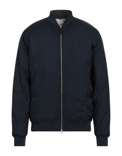 Shop Minimum Jackets In Dark Blue