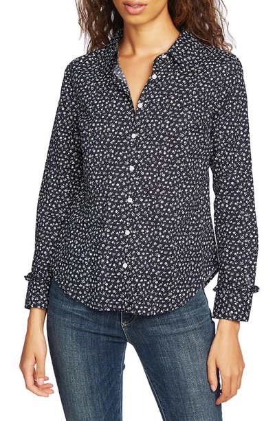 Shop Court & Rowe Harley Button-up Shirt In Rich Black