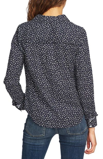 Shop Court & Rowe Harley Button-up Shirt In Rich Black