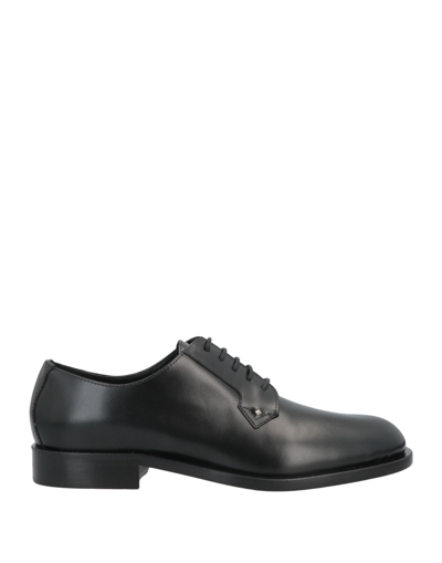Shop Valentino Garavani Woman Lace-up Shoes Black Size 4.5 Soft Leather