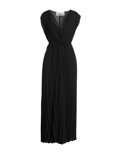 Shop Valentino Garavani Woman Maxi Dress Black Size 10 Silk