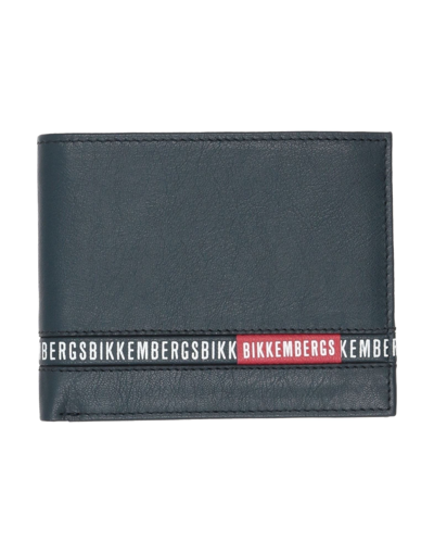 Shop Bikkembergs Wallets In Dark Blue