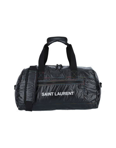 Shop Saint Laurent Duffel Bags In Black