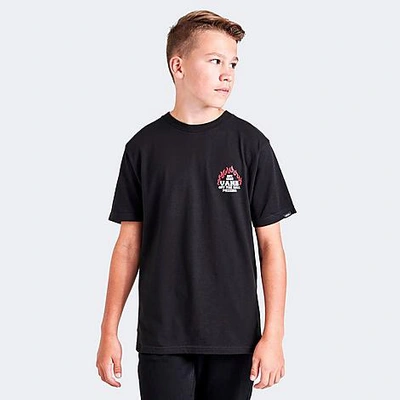 Shop Vans Kids' Pizzeria T-shirt In Black