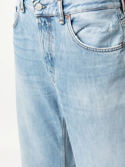 Acne Studios Blue 1981f Jeans In Clear Blue