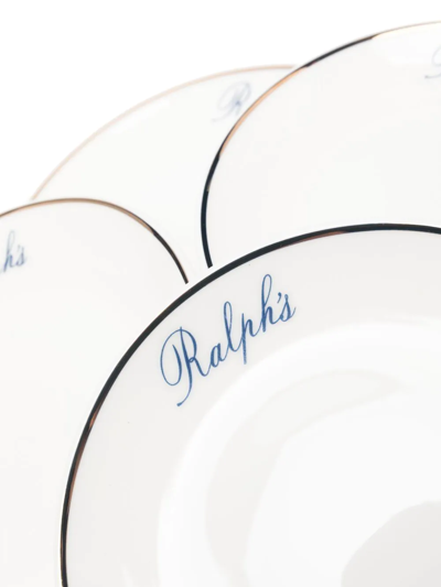 Shop Ralph Lauren Ralph's Canape Plate Set In White