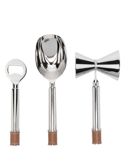 Polo Ralph Lauren Wyatt Bar Tools In Silver