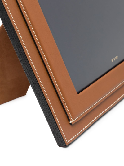 Polo Ralph Lauren Brennan Leather Photo Frame ( 8cm X 10cm) In Brown