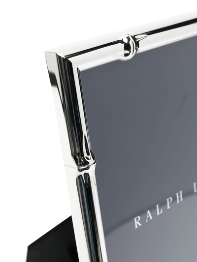 Shop Ralph Lauren Bryce Metal Photo Frame (8cm X 10cm) In Silver