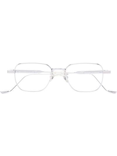 Silver Tone Catta C2 Square Optical Glasses