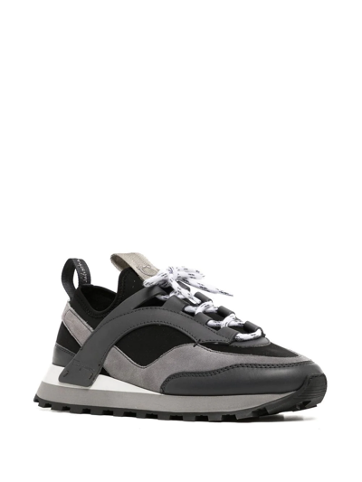 Ferragamo Ladies Chunky Pull-on Hybrid Sneakers In Black