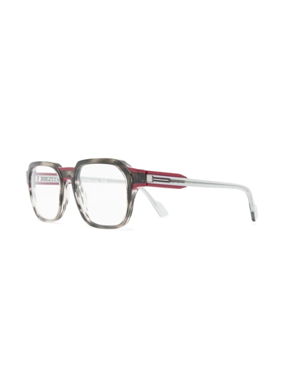 Face À Face Square-frame Optical Glasses In Grey
