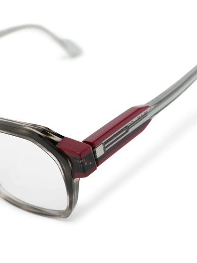 Face À Face Square-frame Optical Glasses In Grey