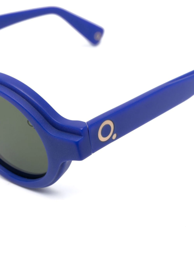 Shop Etnia Barcelona Round-frame Sunglasses In Blue