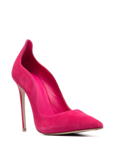 Le Silla Ivy Scalloped Pumps In Pink