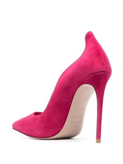 Le Silla Ivy Scalloped Pumps In Pink