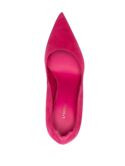 Shop Le Silla Ivy Scalloped Pumps In Pink