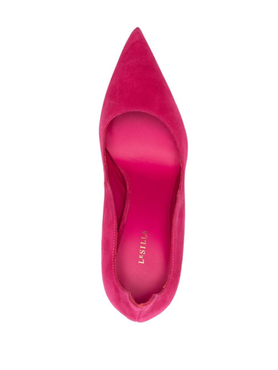 Le Silla Ivy Scalloped Pumps In Pink