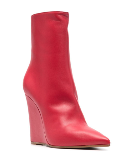 Shop Le Silla Kira 120mm Ankle Boot In Red