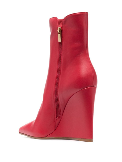 Shop Le Silla Kira 120mm Ankle Boot In Red