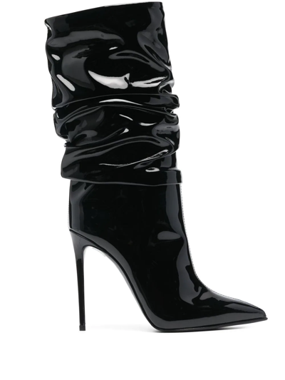 Shop Le Silla Eva 120mm Ankle Boots In Black