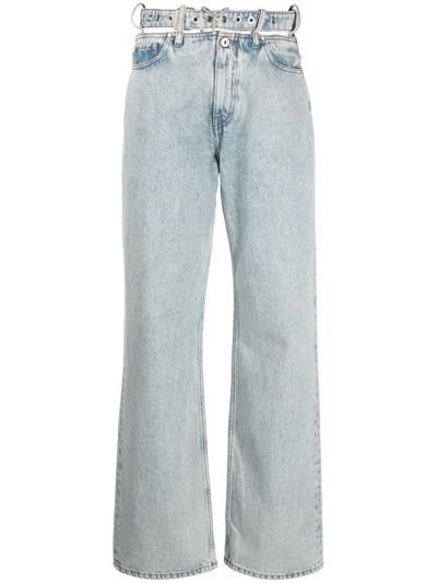 Shop Y/project Jean Straight-leg Jeans In Blue