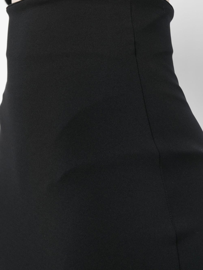 Shop Dušan High-waisted Pencil Skirt In Black