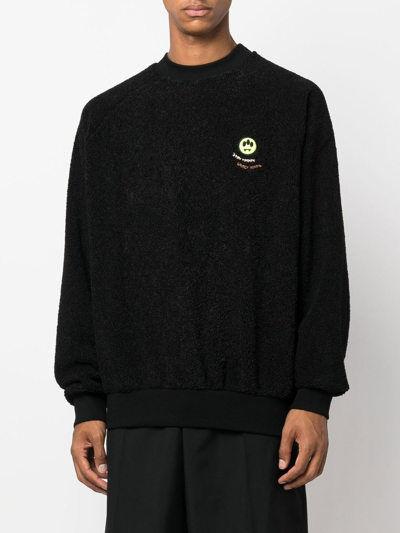 Shop Barrow Embroidered-logo Sweatshirt In Black