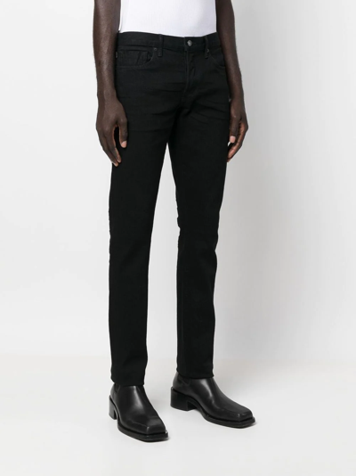 Shop Tom Ford Skinny-cut Denim Jeans In Black