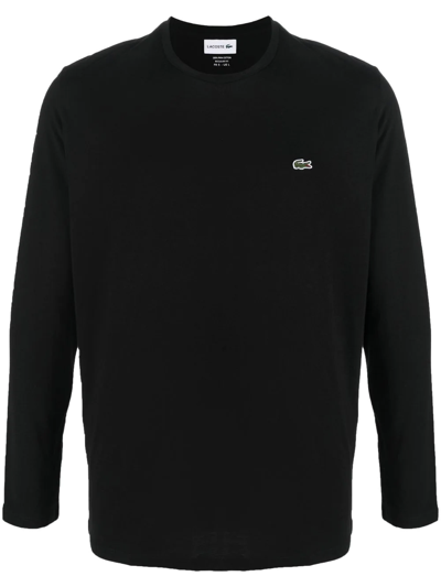Lacoste Man Sweater Midnight Blue Size L Cashmere, Wool In Black