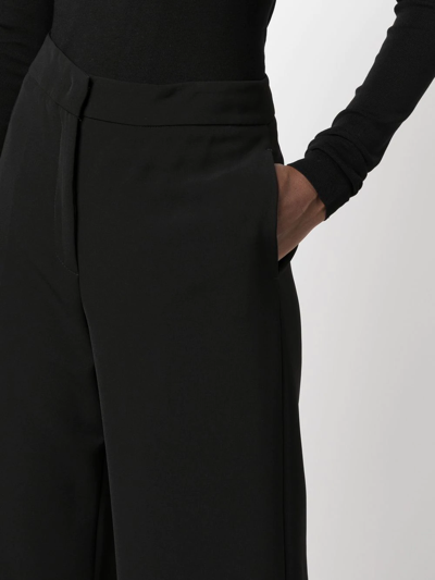 Shop Blanca Vita Primula Wide-leg Trousers In Black