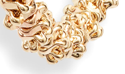 Shop Nordstrom Beaded Hoop Earrings In Gold