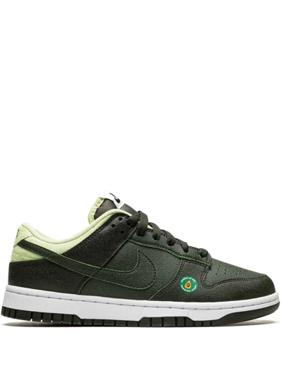 Nike Green Avocado Dunk Low Sneakers In Green