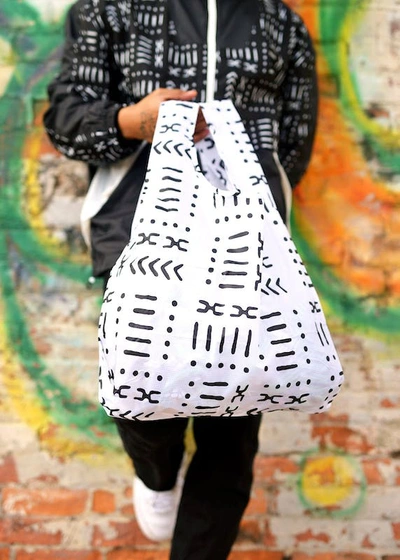 Shop Diop The Mud White Reusable Bag