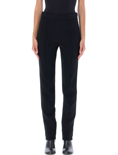 Shop Proenza Schouler Bi-stretch Crepe Slim Pants In Black