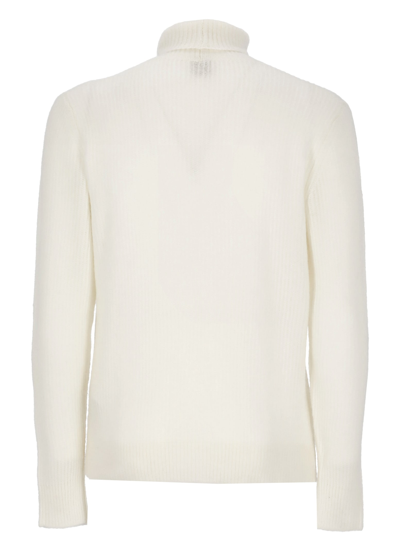 Shop Eleventy Cahmsere Sweater In White