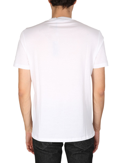 Shop Versace Medusa Logo T-shirt In Bianco